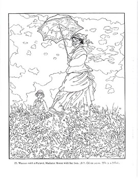 95 Claude Monet Coloring Pages Printable 51