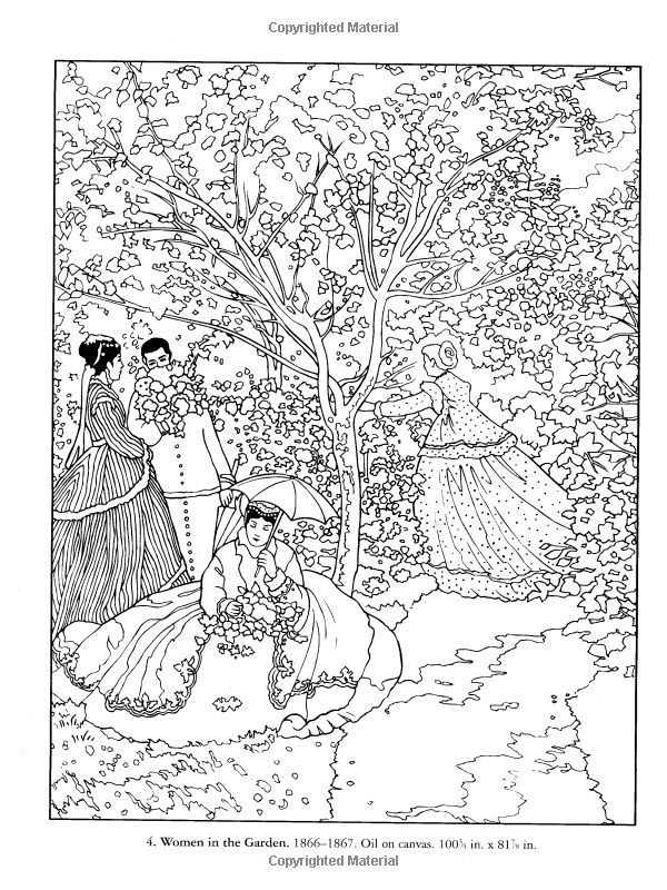 95 Claude Monet Coloring Pages Printable 54