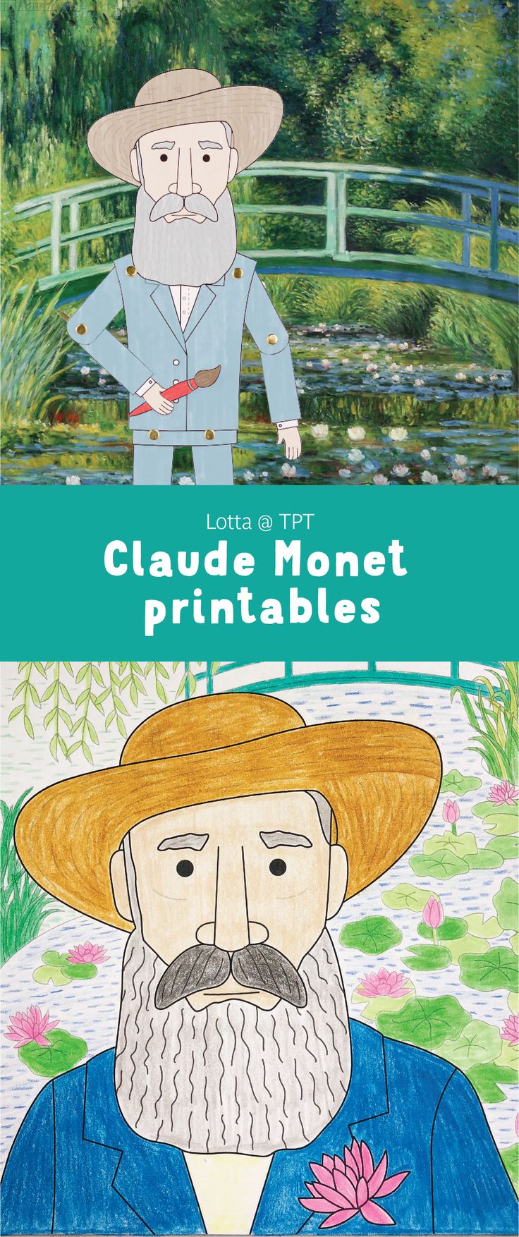 95 Claude Monet Coloring Pages Printable 55