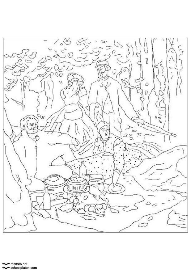 95 Claude Monet Coloring Pages Printable 72