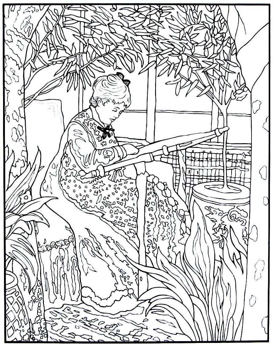 95 Claude Monet Coloring Pages Printable 73