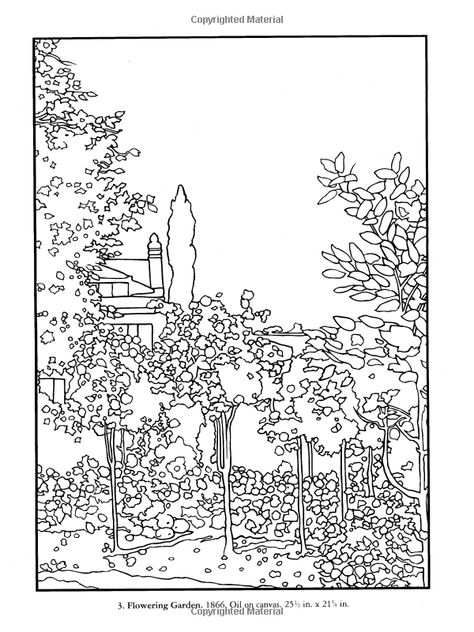 95 Claude Monet Coloring Pages Printable 75