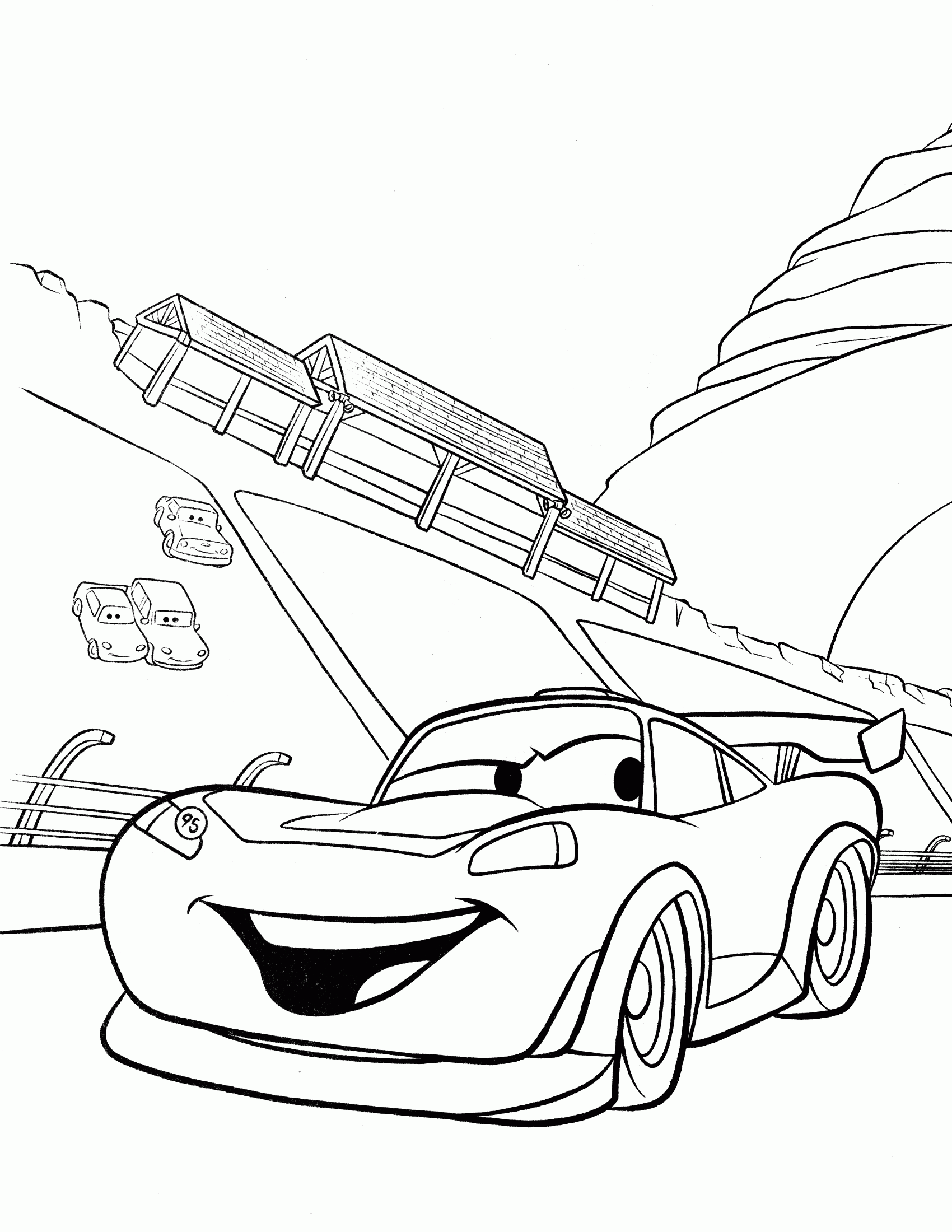 98 Exciting Disney Cars Coloring Pages Printable 6