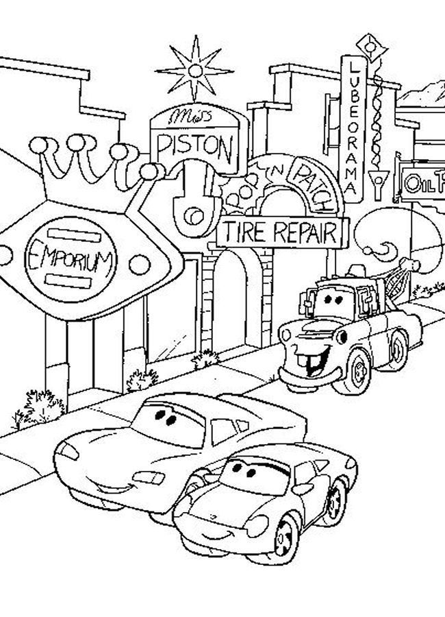 98 Exciting Disney Cars Coloring Pages Printable 7