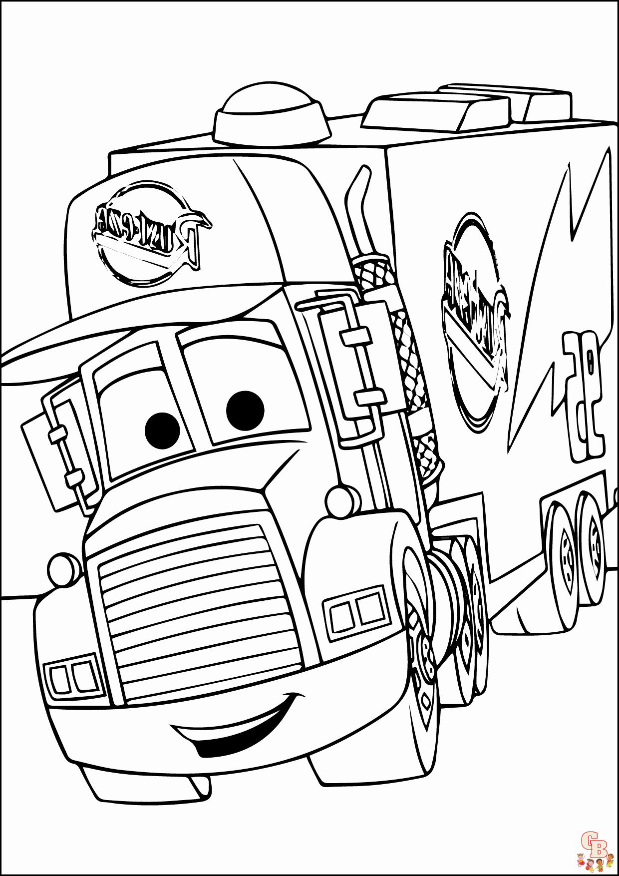 98 Exciting Disney Cars Coloring Pages Printable 8