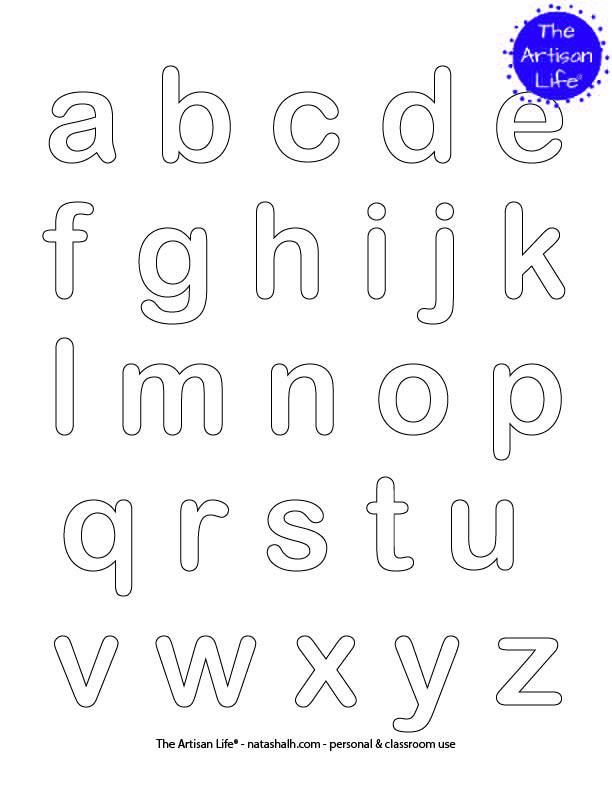 56+ Adorable Alphabet Font Coloring Pages Printable