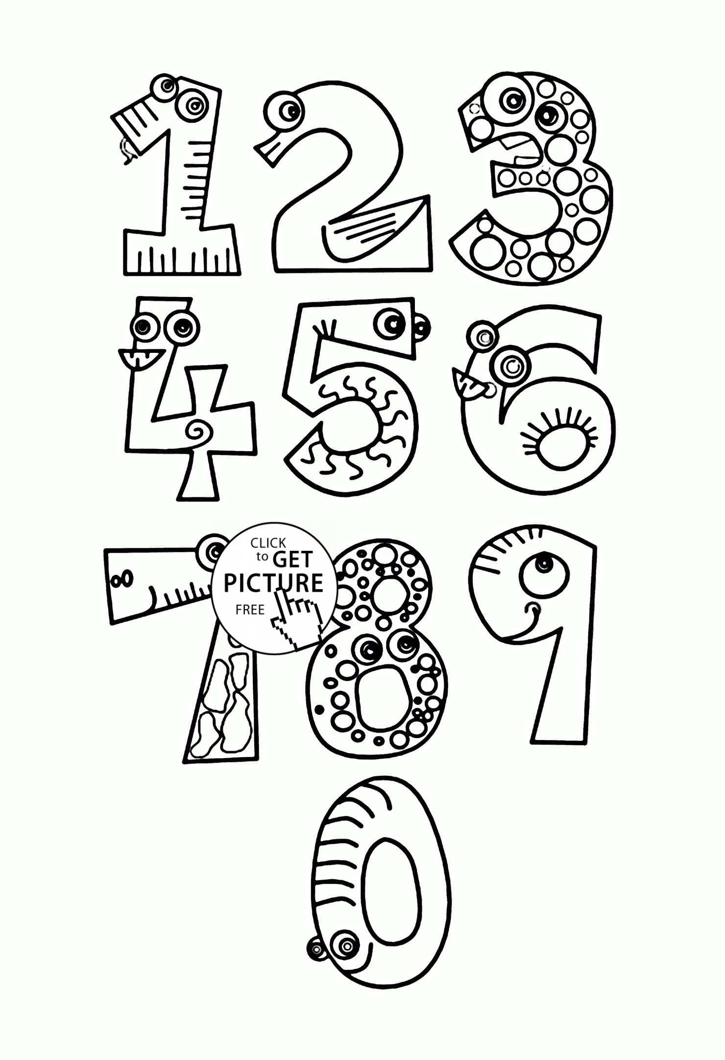 86+ Imaginative Number Lore Coloring Pages Printable