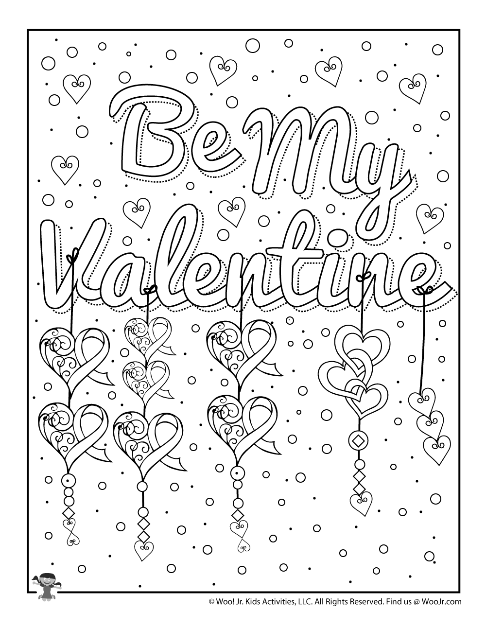 30 Graffiti Love Coloring Pages for Valentine's Day Printable 14