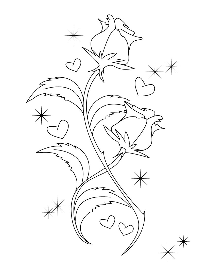 30 Graffiti Love Coloring Pages for Valentine's Day Printable 30