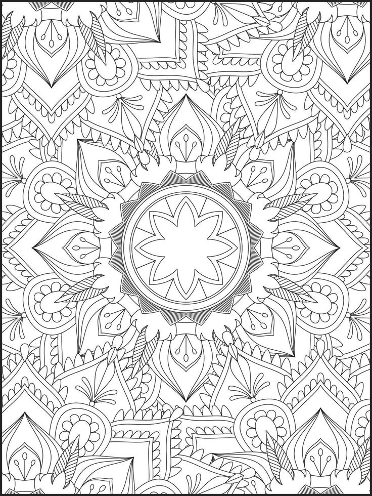 30 Relaxing Flower Mandala Coloring Pages Printable 23