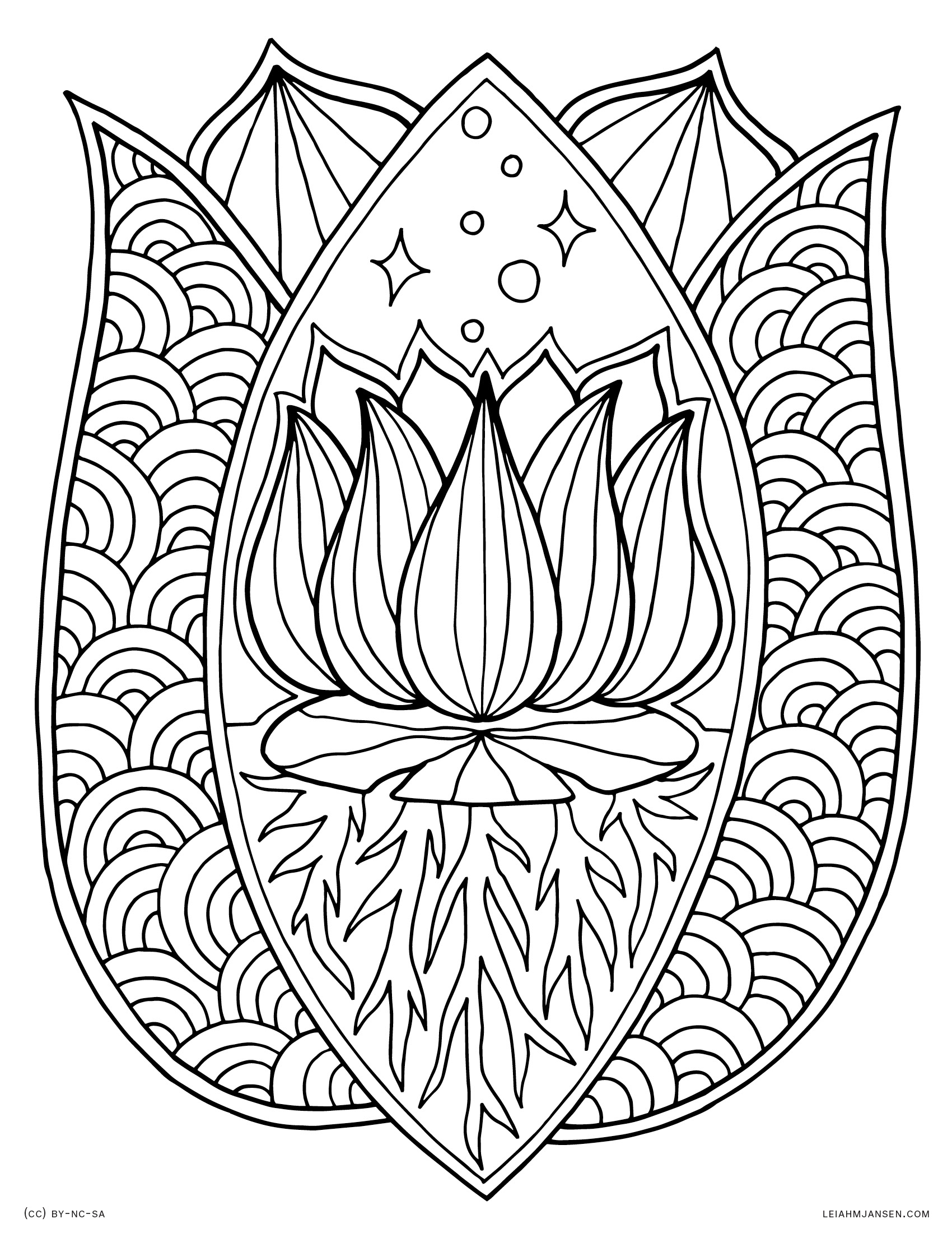 30 Relaxing Flower Mandala Coloring Pages Printable 9