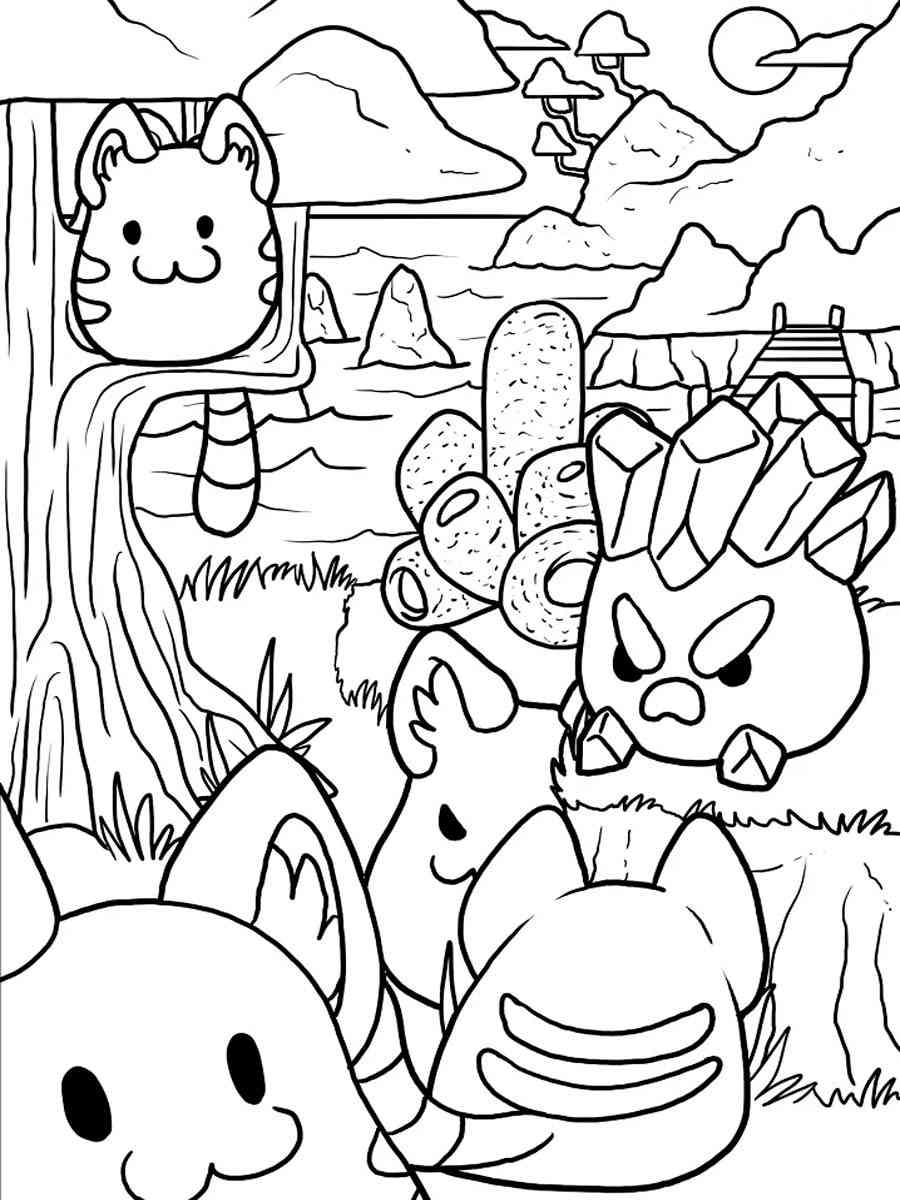 30 Slime Coloring Pages Printable 10