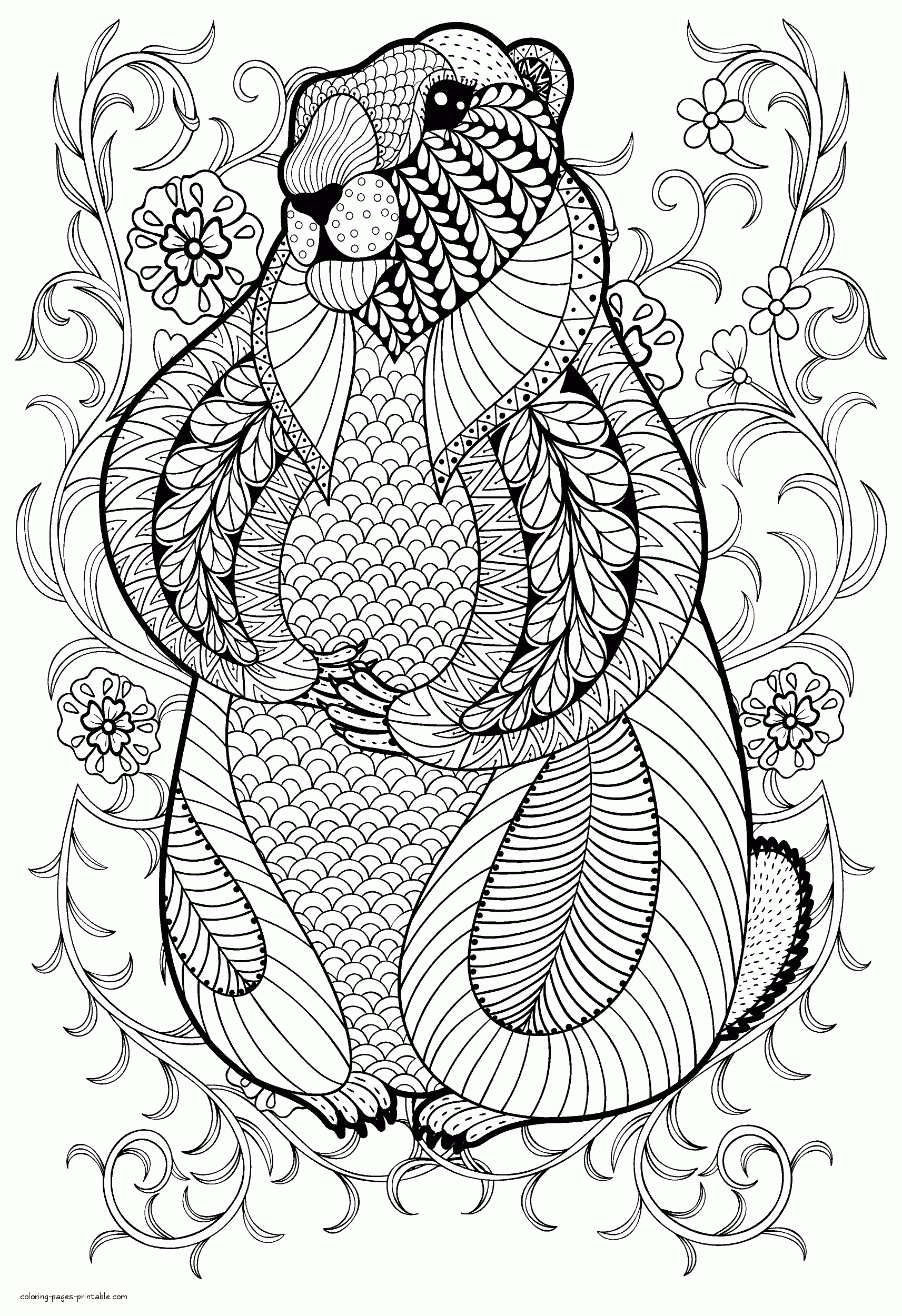 31 Animal Dog Coloring Pages Printable 22