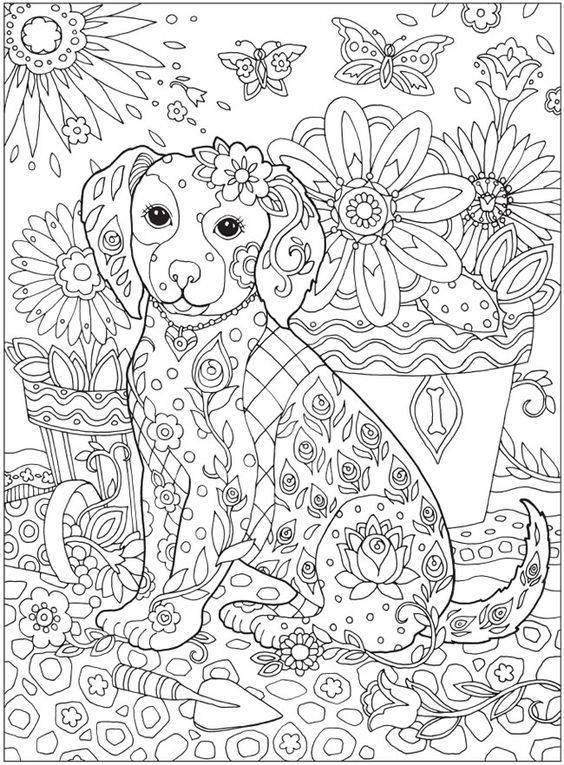 31 Animal Dog Coloring Pages Printable 35