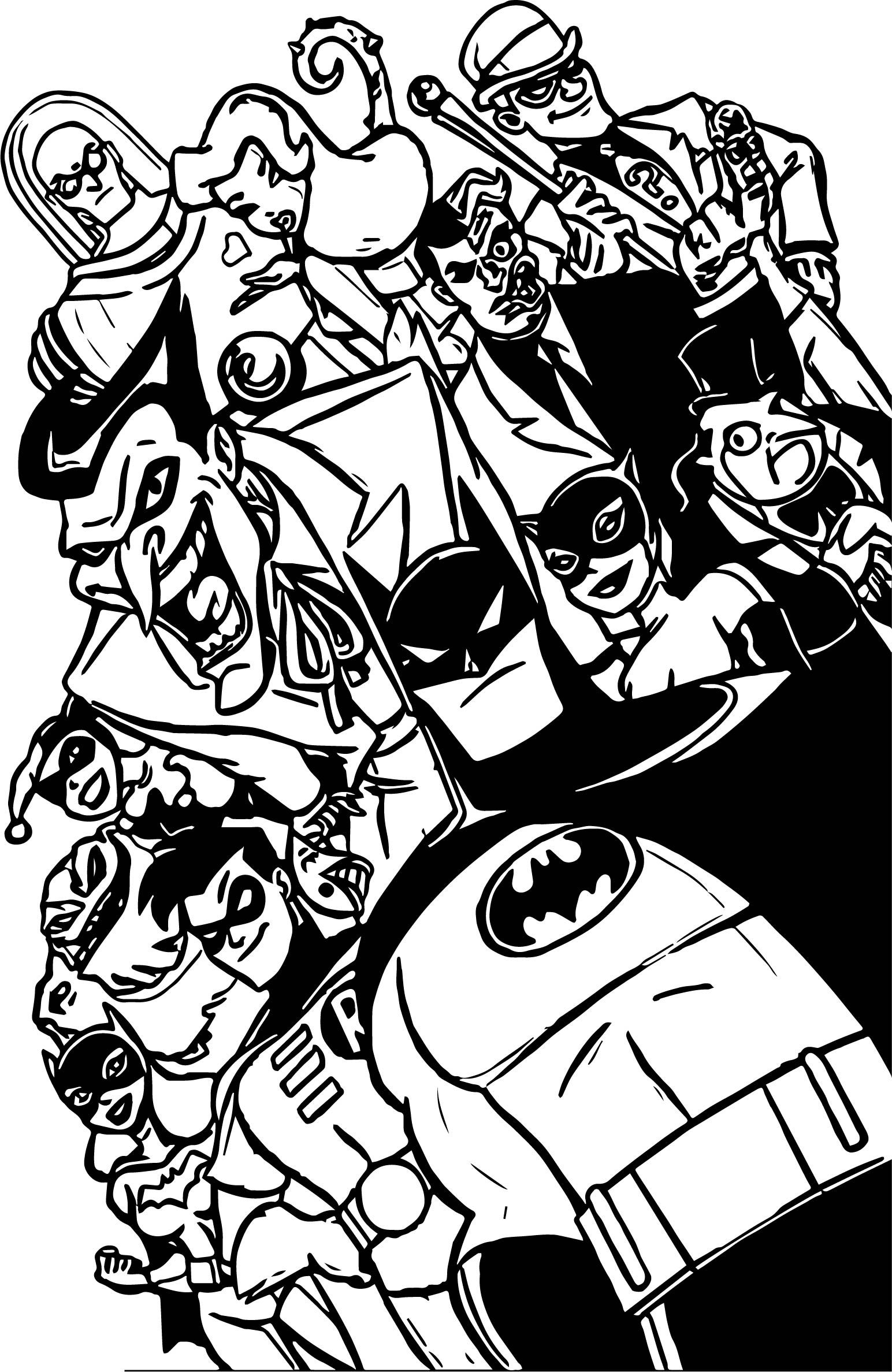 31 Batman and Robin Coloring Pages Printable 13