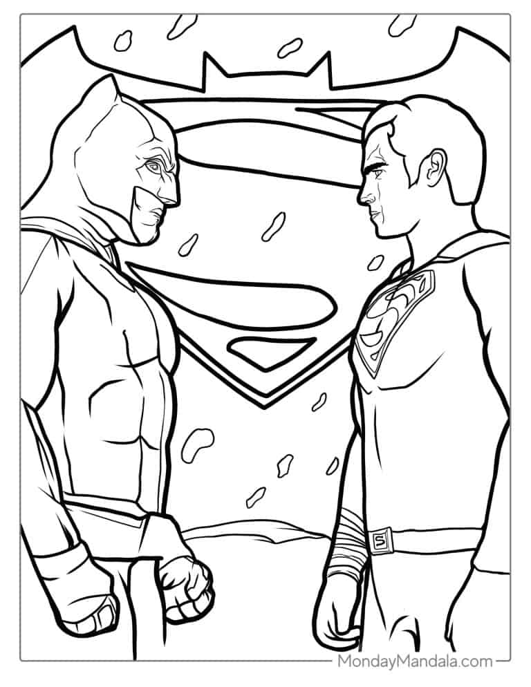 31 Batman and Robin Coloring Pages Printable 17