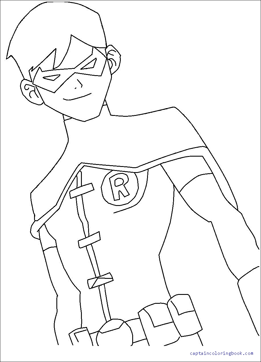 31 Batman and Robin Coloring Pages Printable 31