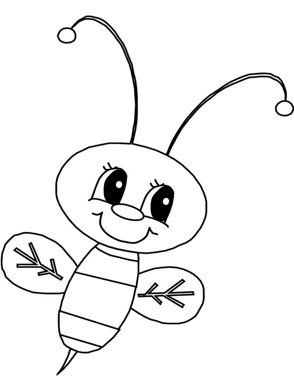 31 Flower and Bee Coloring Pages Printable Nature 24