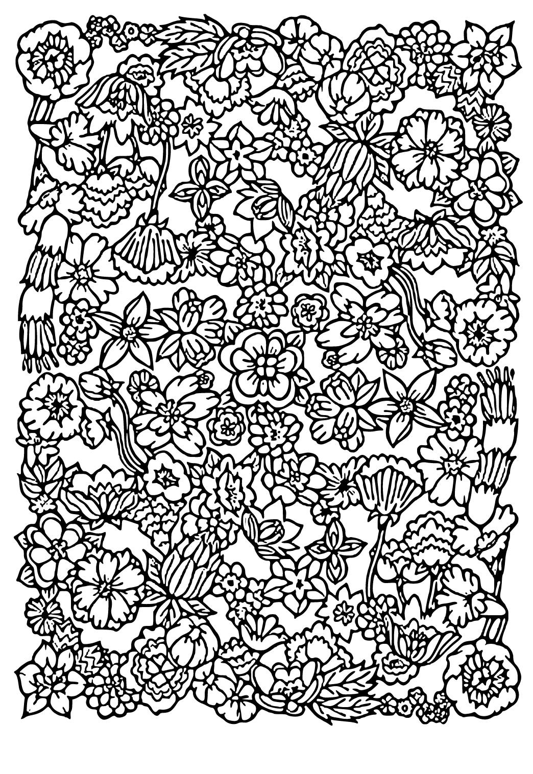 31 Hard Coloring Pages to Print Printable 4