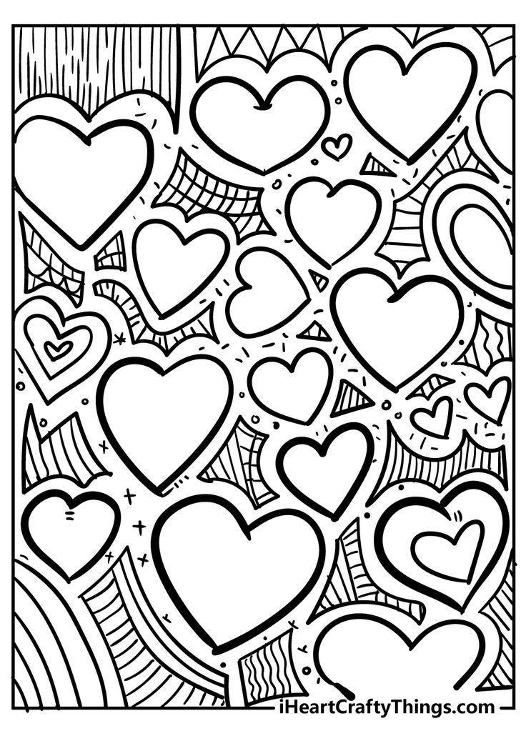 32 I Heart Guts Coloring Pages Fun Printable 3