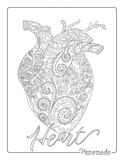 32 I Heart Guts Coloring Pages Fun Printable 4