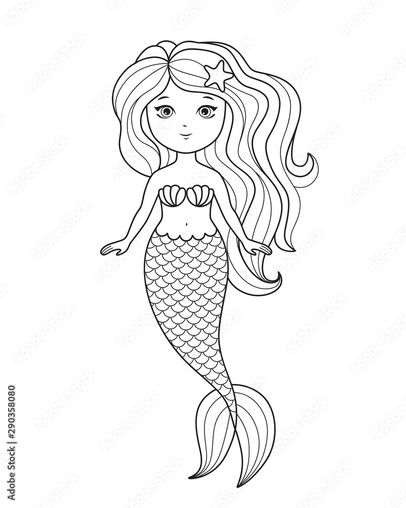 33 Real Mermaid Coloring Pages Printable 34