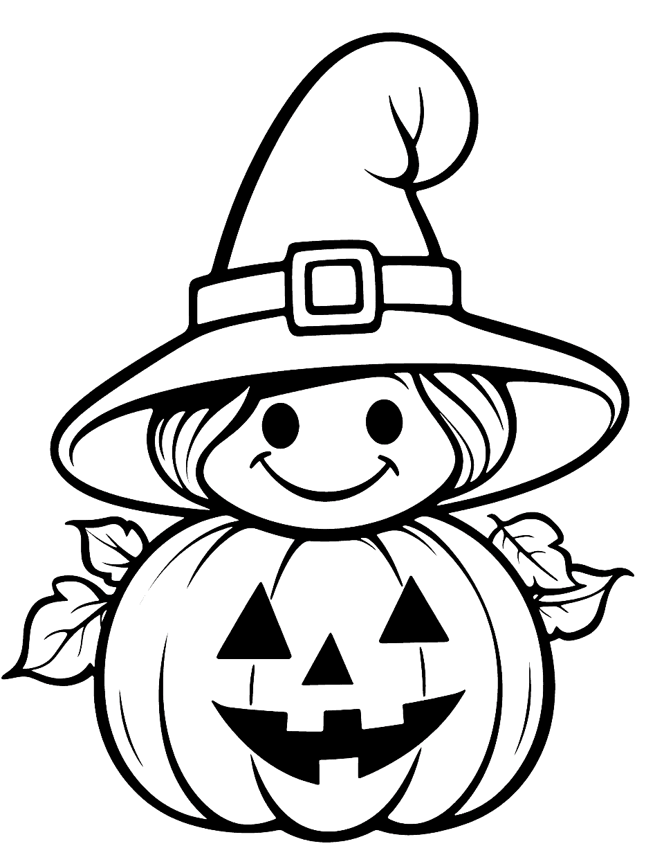 34 Kawaii Halloween Coloring Pages 17