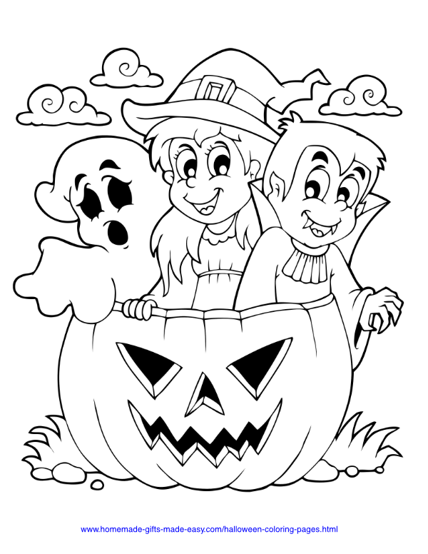 35 Free Printable Halloween Coloring Pages 12