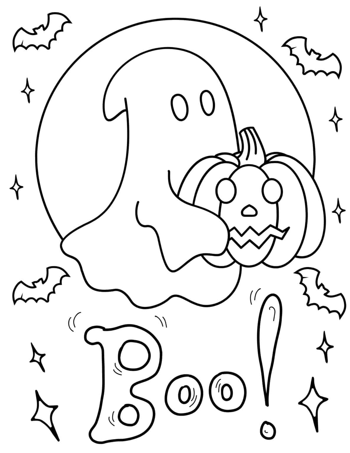 35 Free Printable Halloween Coloring Pages 5