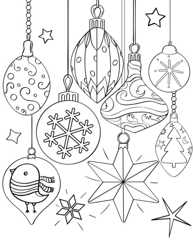 36 Happy Christmas Coloring Pages Printable 14