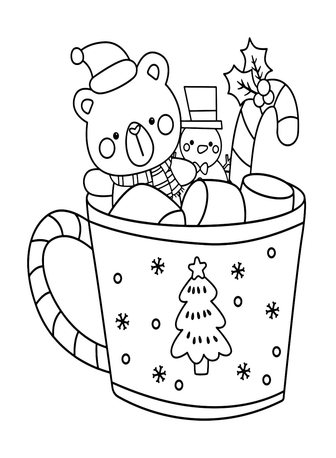 36 Happy Christmas Coloring Pages Printable 21