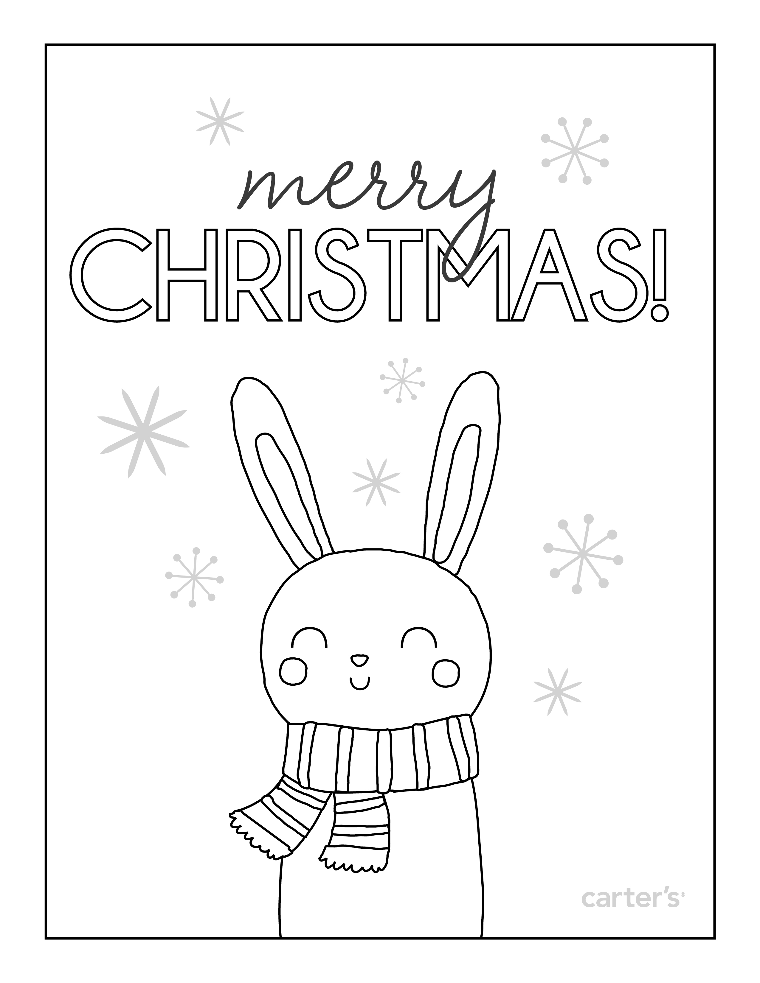 36 Happy Christmas Coloring Pages Printable 34