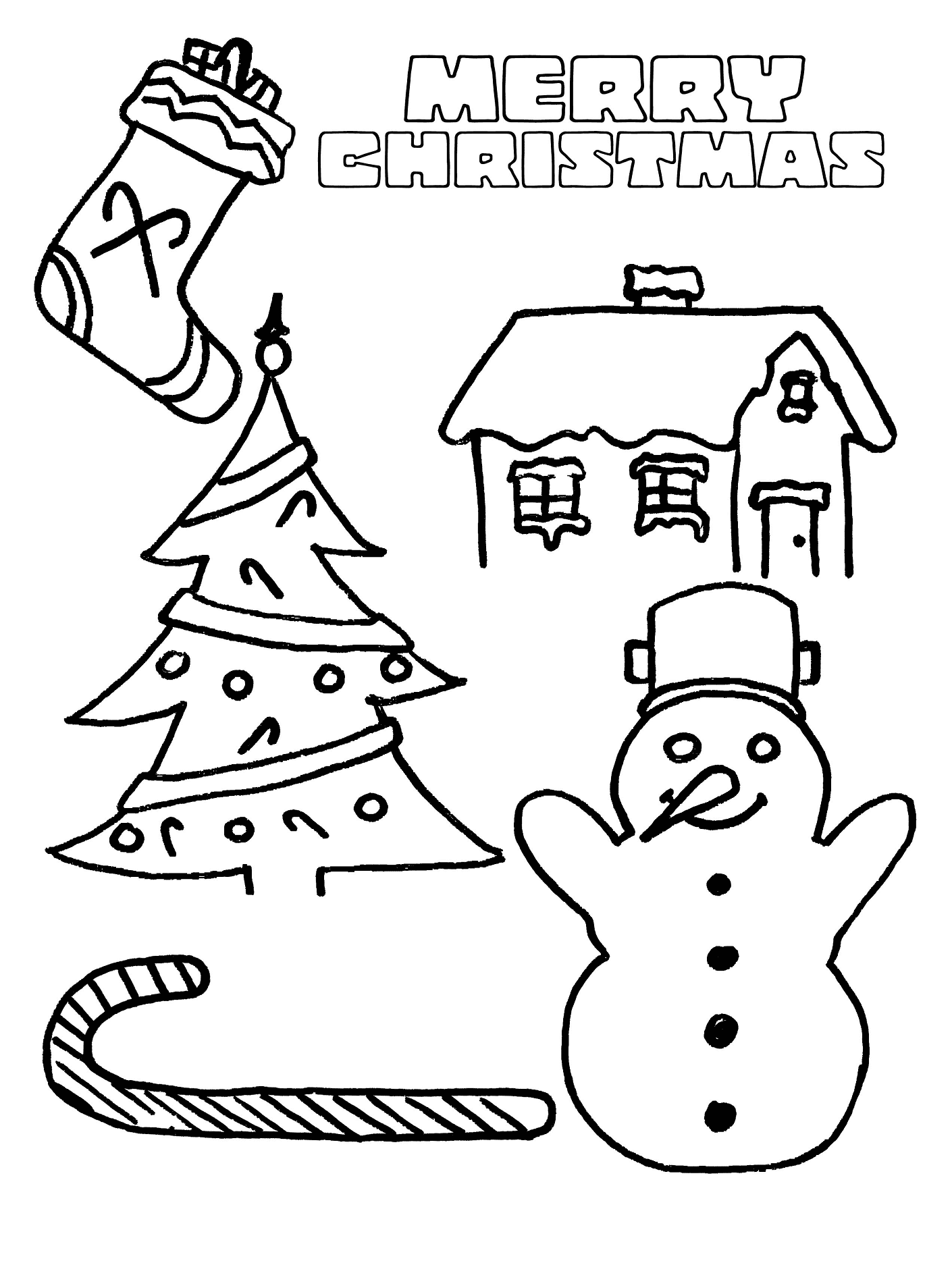 36 Happy Christmas Coloring Pages Printable 6