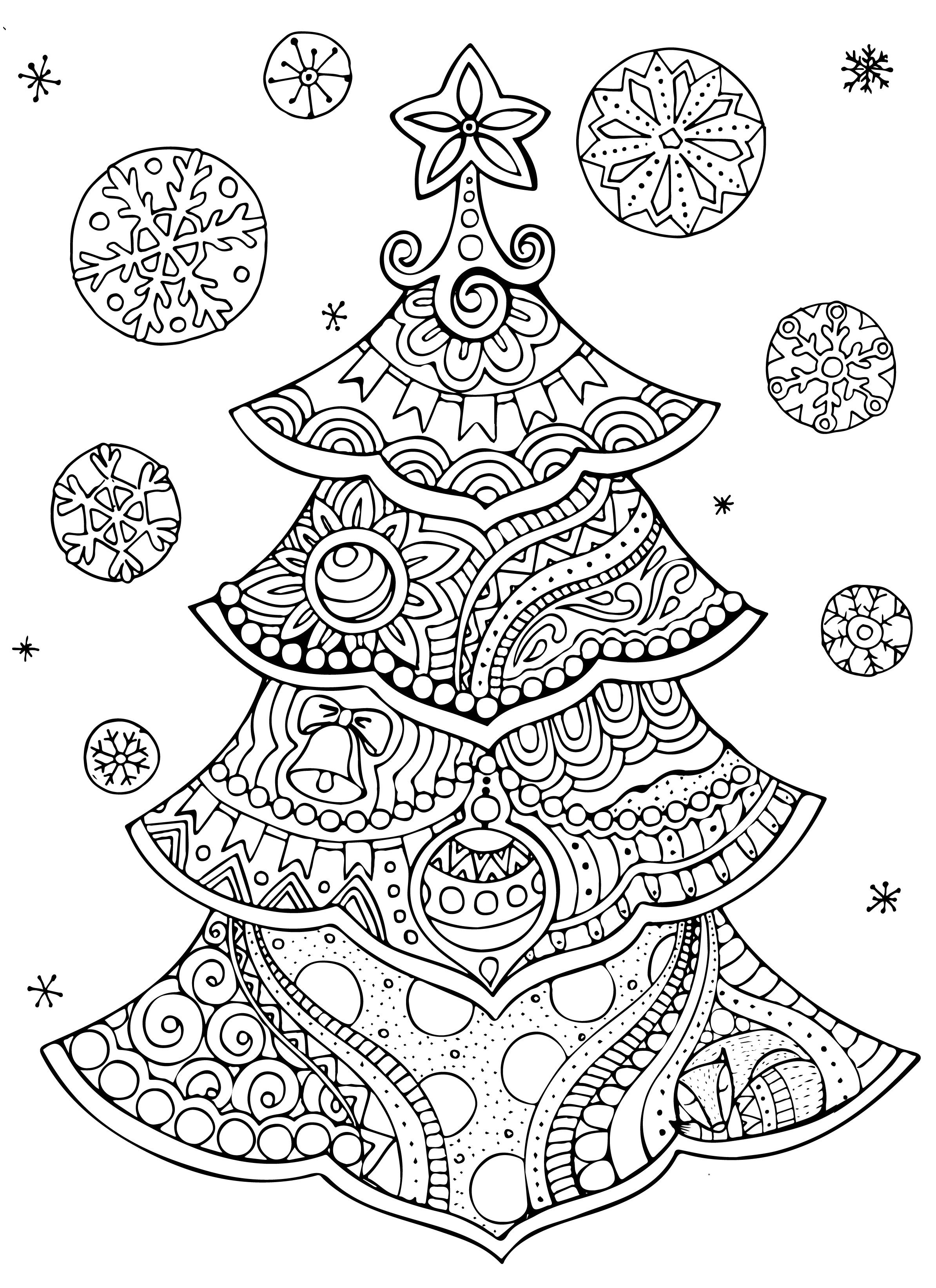 36 Happy Christmas Coloring Pages Printable 7