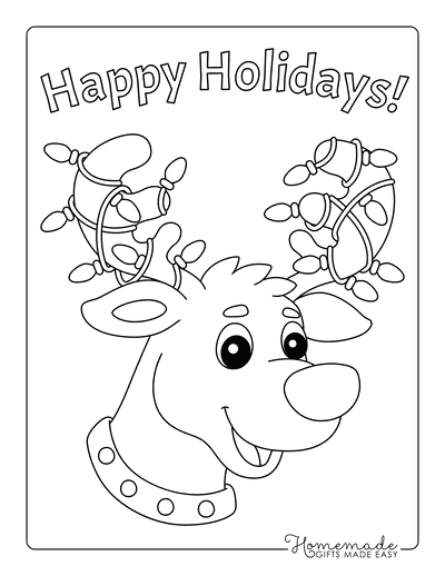 36 Happy Christmas Coloring Pages Printable 8