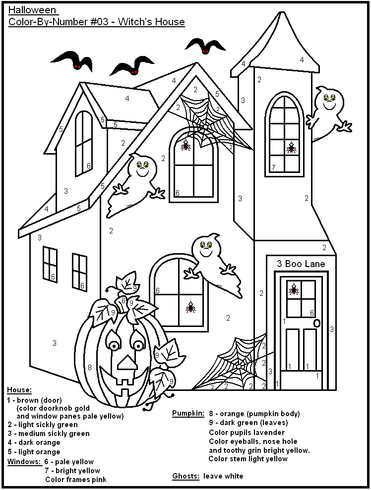 38 Halloween Fun Coloring Pages for All Ages Printable 31