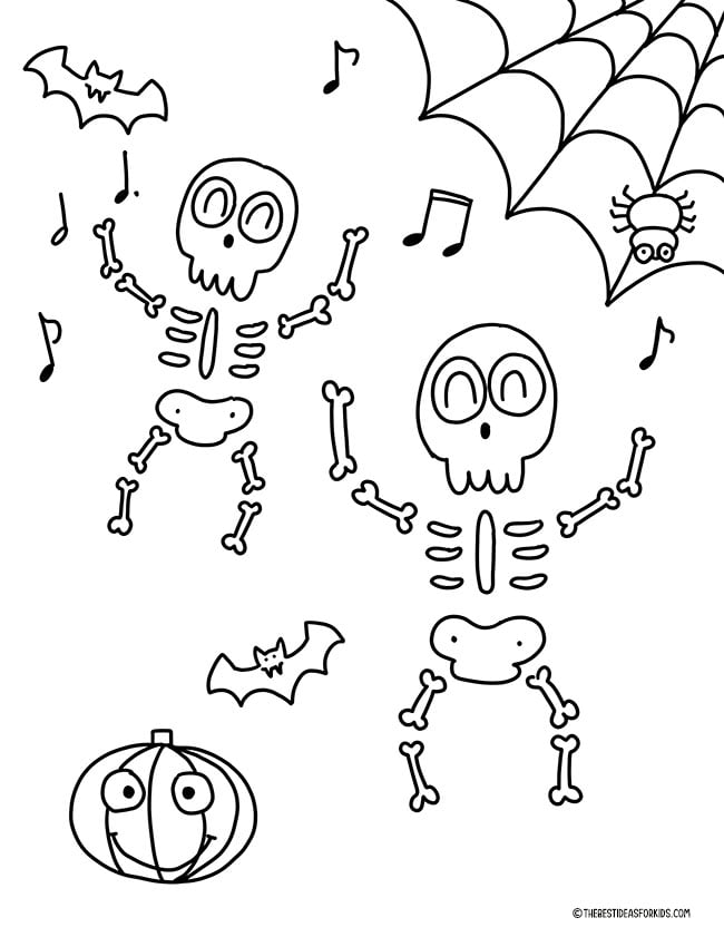 38 Halloween Fun Coloring Pages for All Ages Printable 6