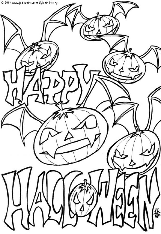 38 Halloween Fun Coloring Pages for All Ages Printable 7