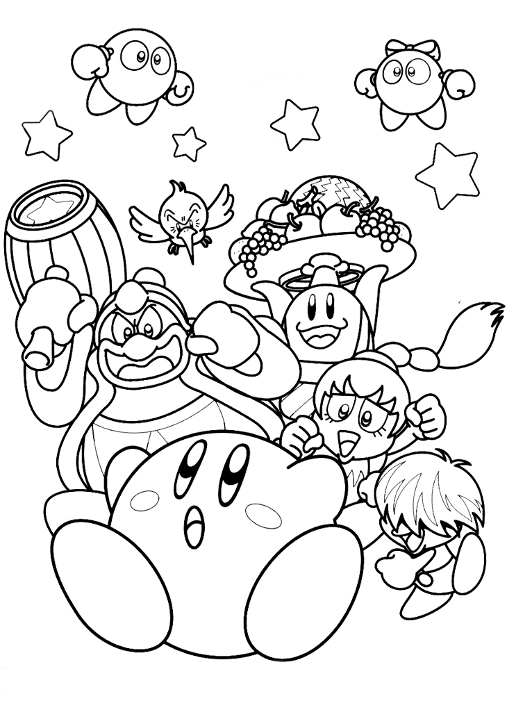 38 Kirby Coloring Pages Printable Fun 1