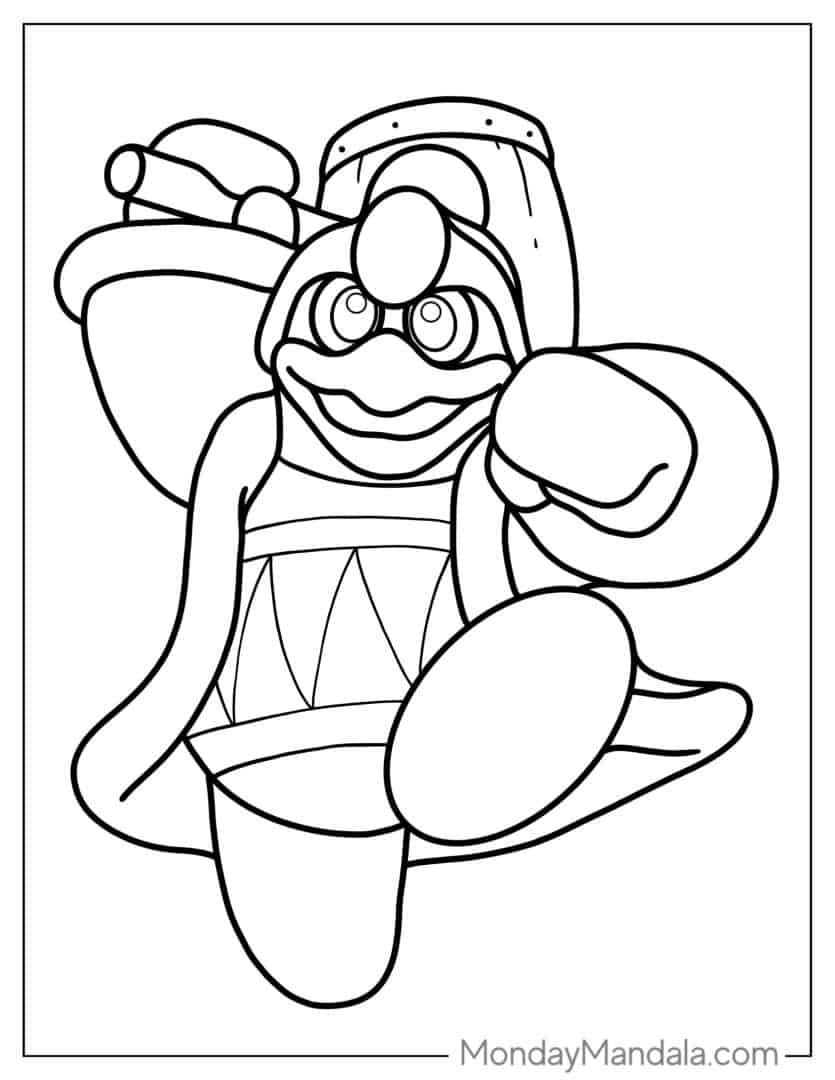 38 Kirby Coloring Pages Printable Fun 11