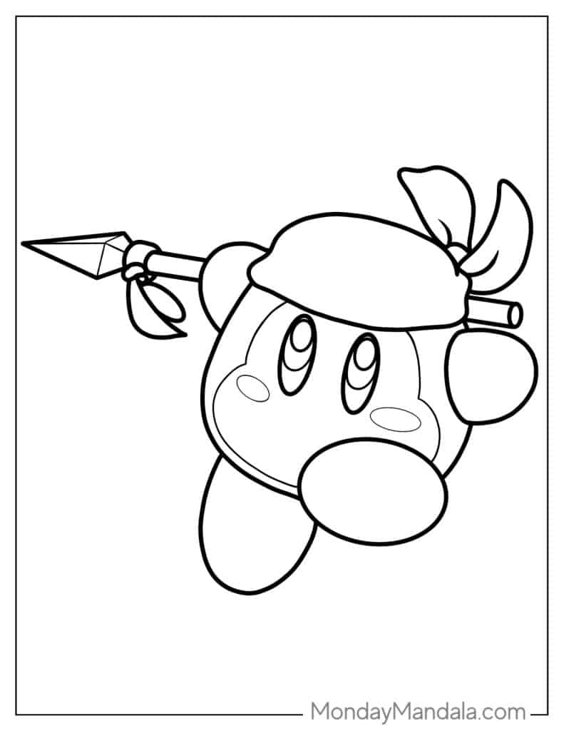 38 Kirby Coloring Pages Printable Fun 35