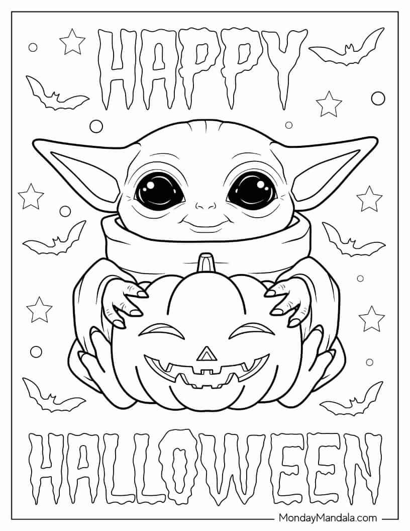 39 Pumpkin Coloring Pages for Kids and Adults - Free Printables 18