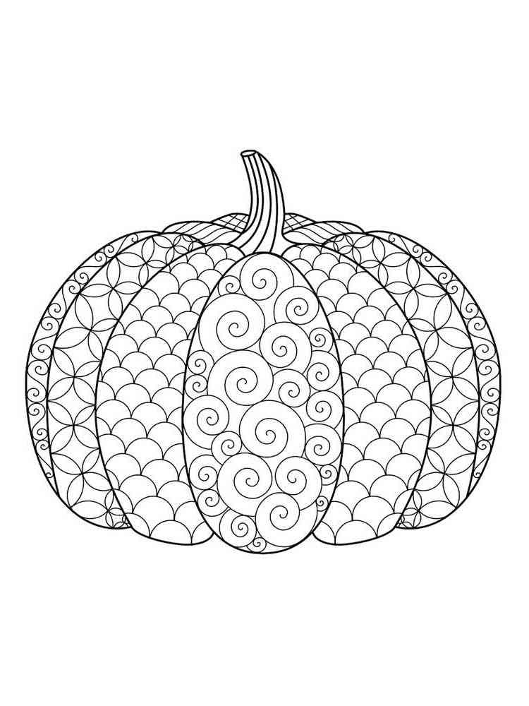 39 Pumpkin Coloring Pages for Kids and Adults - Free Printables 25