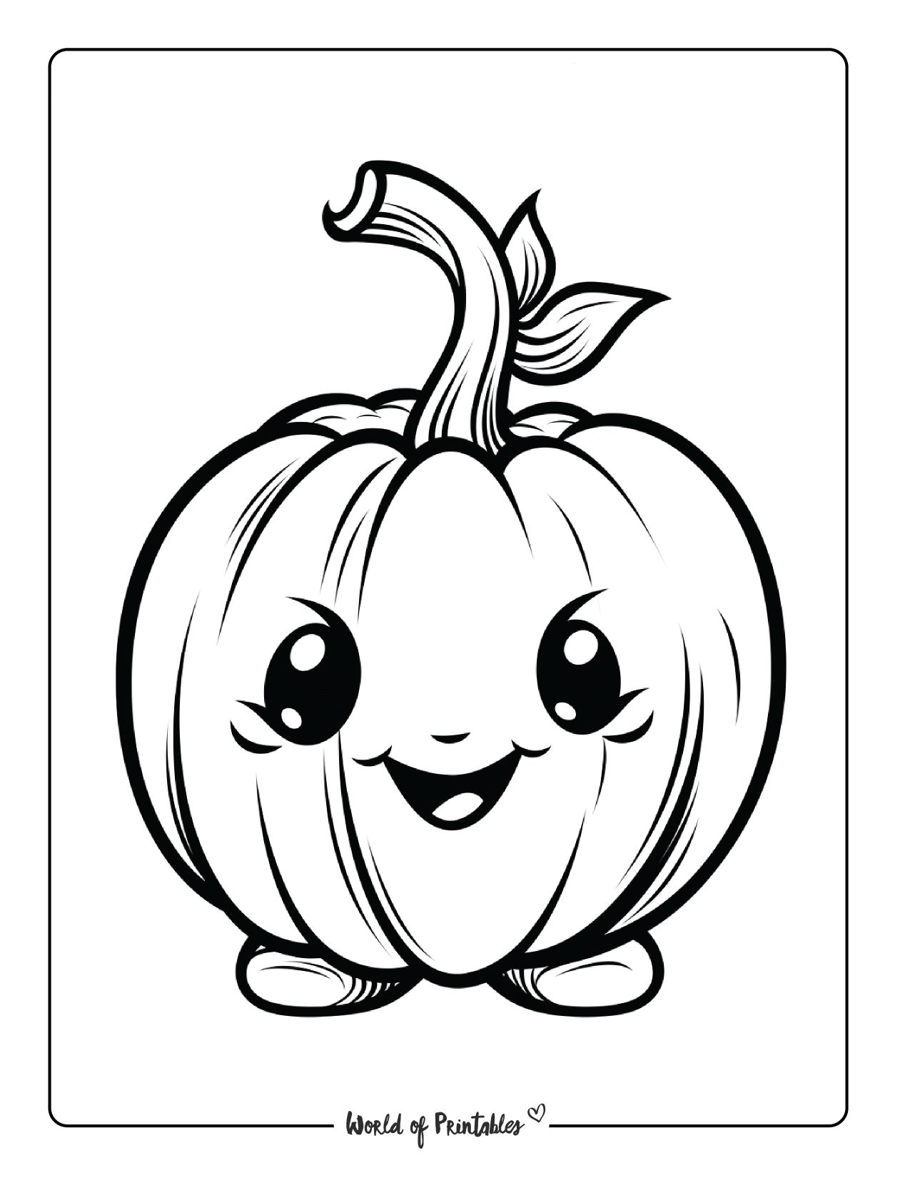 39 Pumpkin Coloring Pages for Kids and Adults - Free Printables 28