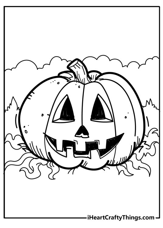 39 Pumpkin Coloring Pages for Kids and Adults - Free Printables 5