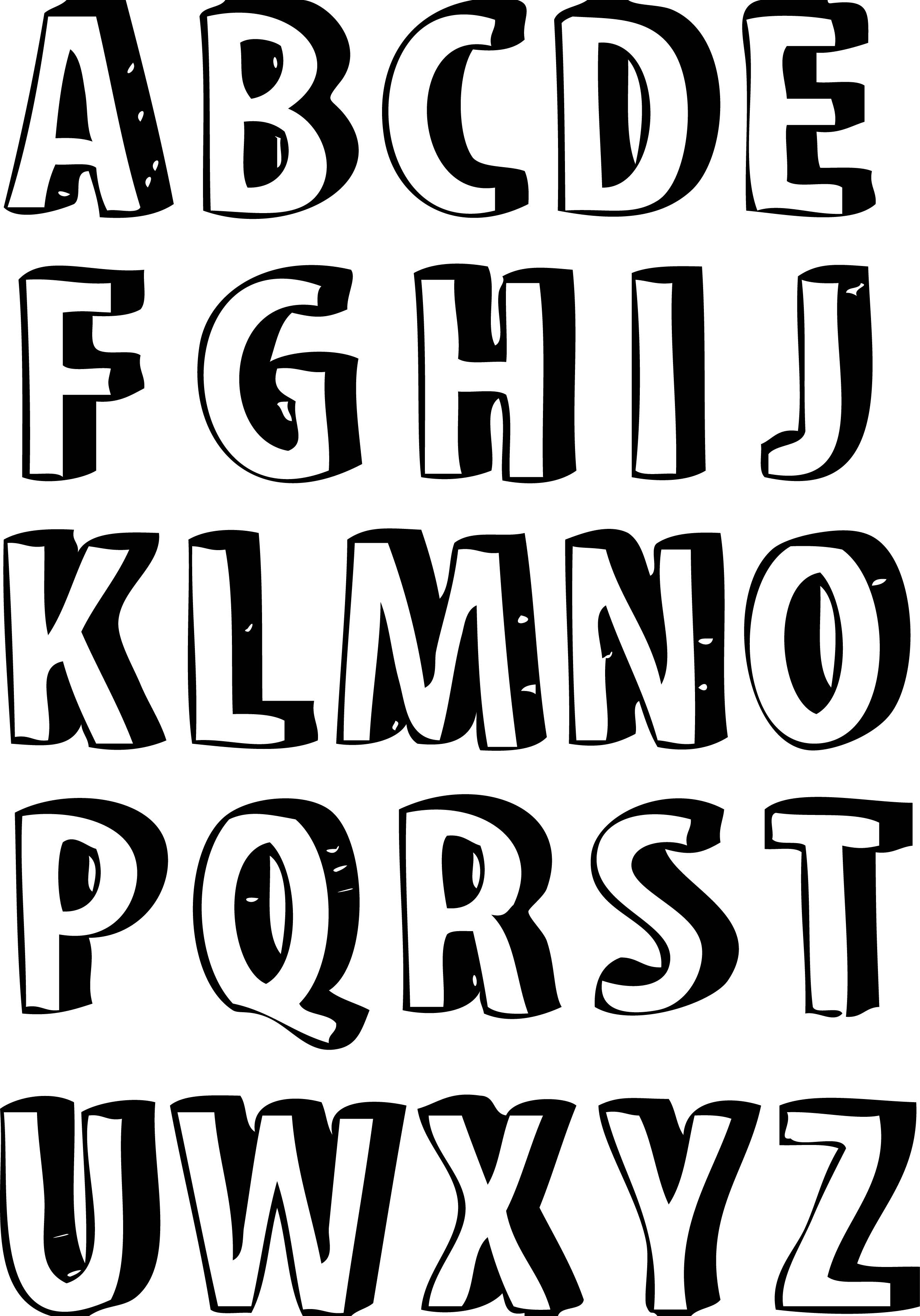 186+ Bright Alphabet Font Coloring Pages Printable