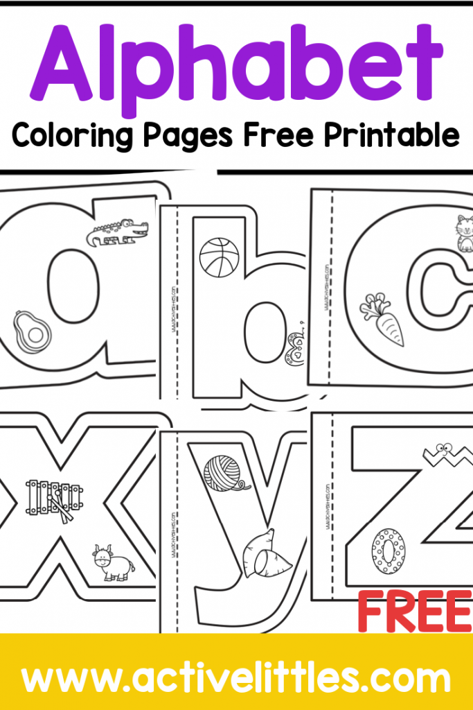 187+ Cute Alphabet Book Coloring Pages Printable