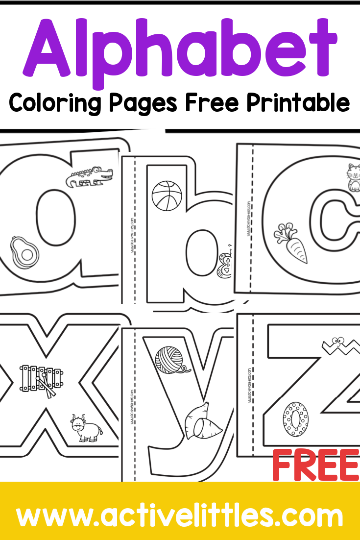 182+ Cheerful Alphabet Font Coloring Pages Printable