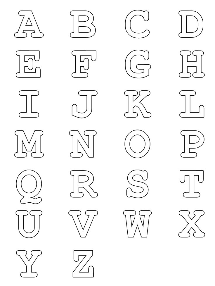 99+ Fun Alphabet Font Coloring Pages Printable