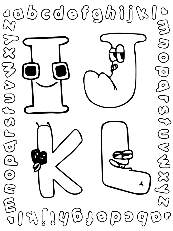 167+ Adorable Alphabet Lore K Coloring Pages Printable